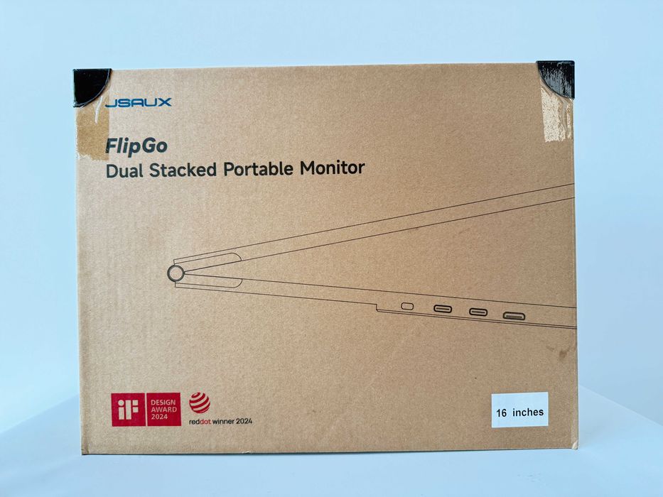 Monitor JSAUX FlipGo Touchscreen 16" Dual Portable Monitor,2.5K Triple