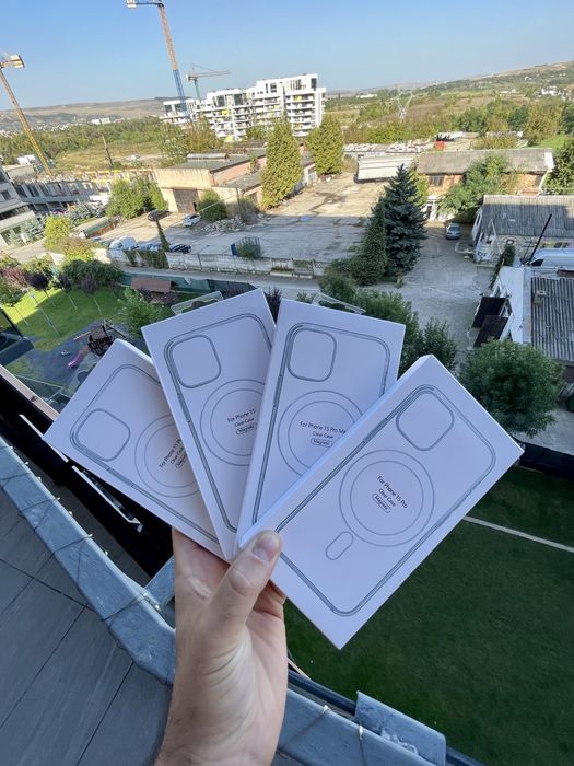 Husa MagSafe ClearCase iPhone 15/15 Pro/ 15 Pro Max/15 Plus