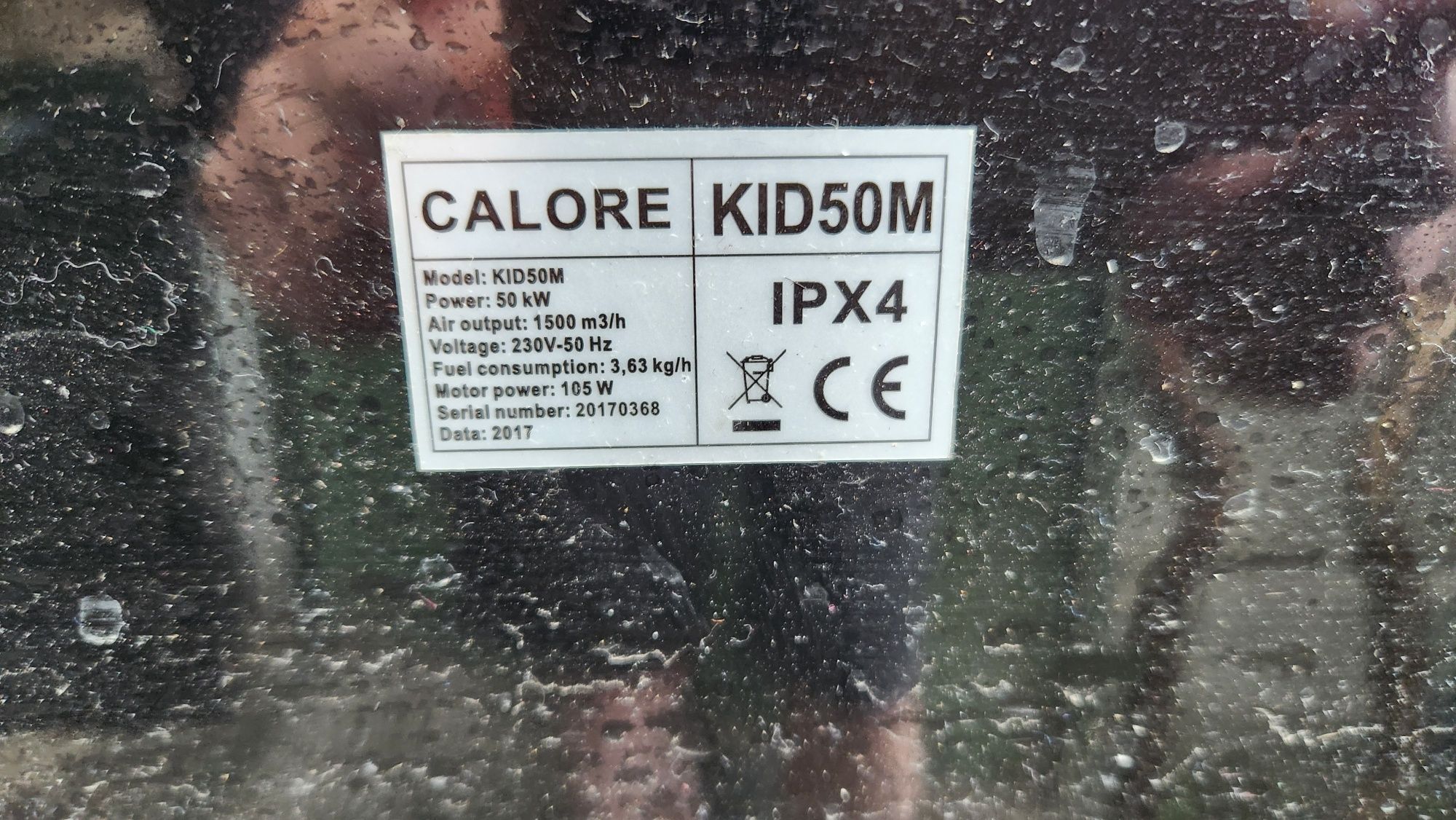 Tun caldura pe gaz gpl CALORE KID 50M 50kW