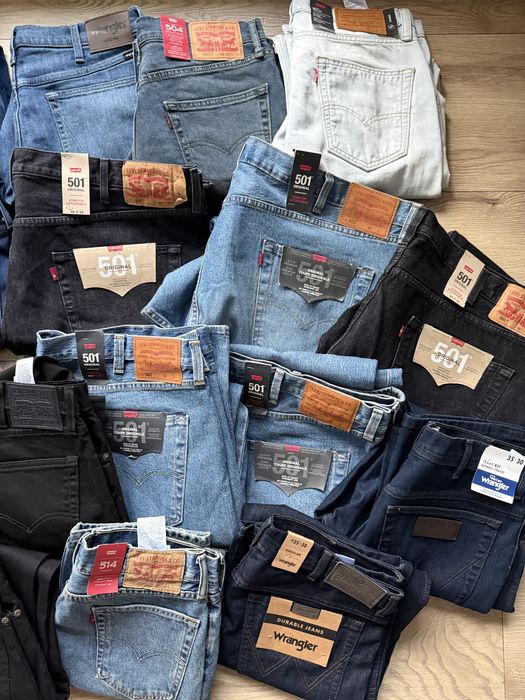 Blugi Mari Barbati LEVIS WRANGLER LEE BOSS 38 40 42 44 46 48 50 52 54