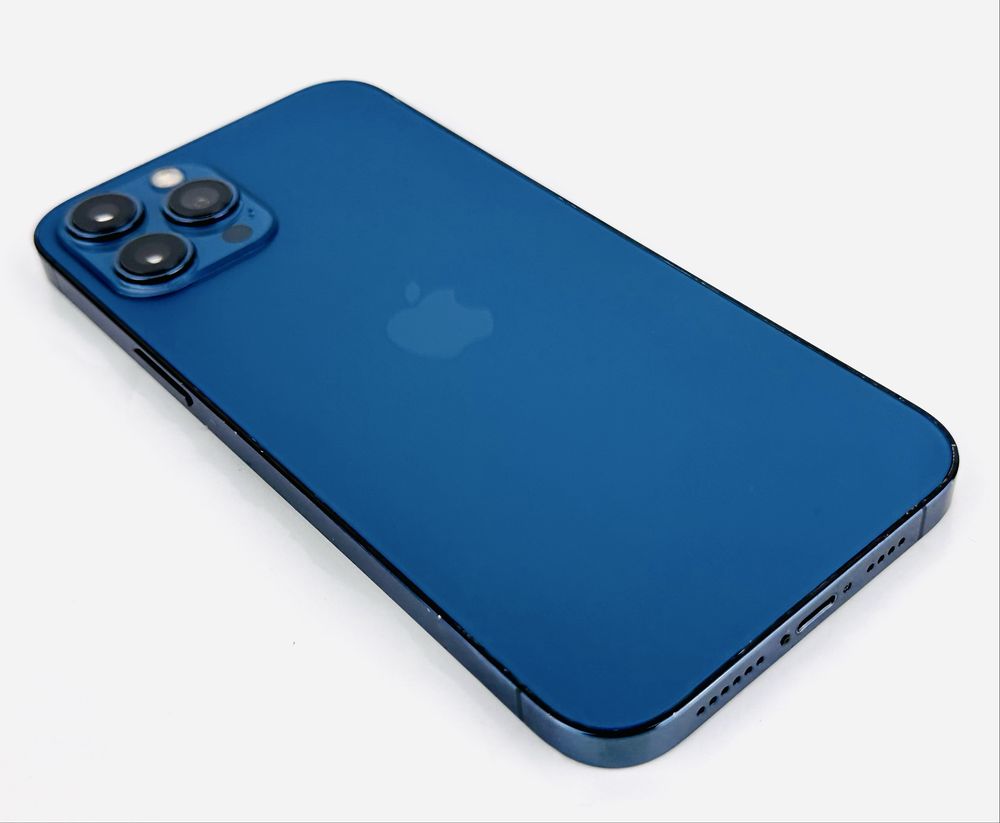Apple iPhone 12 Pro Max 256GB Pacific Blue 100% Батерия! Гаранция!