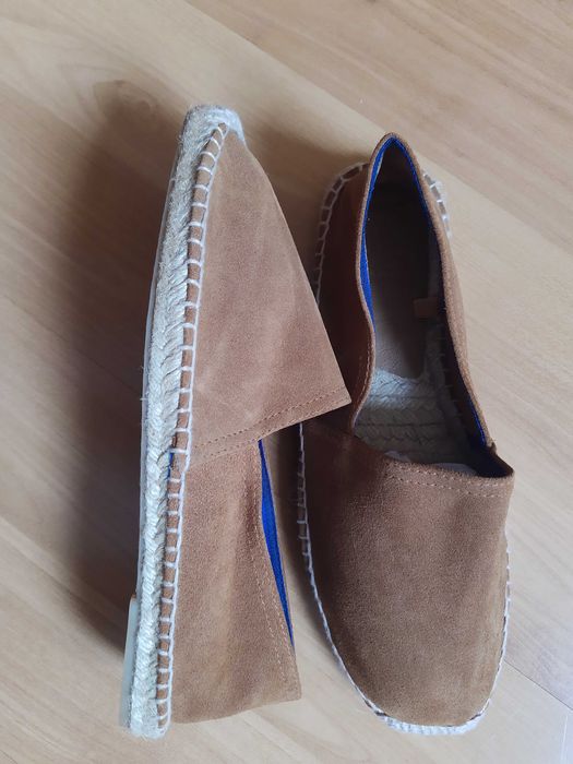 Espadrile piele intoarsa