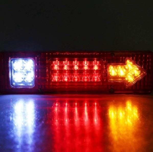 комплект led стопове , стоп светлина с мигач, задна светлина, 12v ...