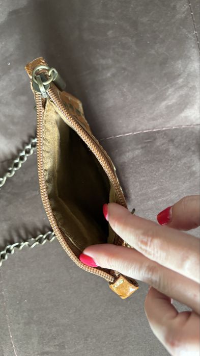 Дамска мини чантачка/портмоне с дръжка верига нова