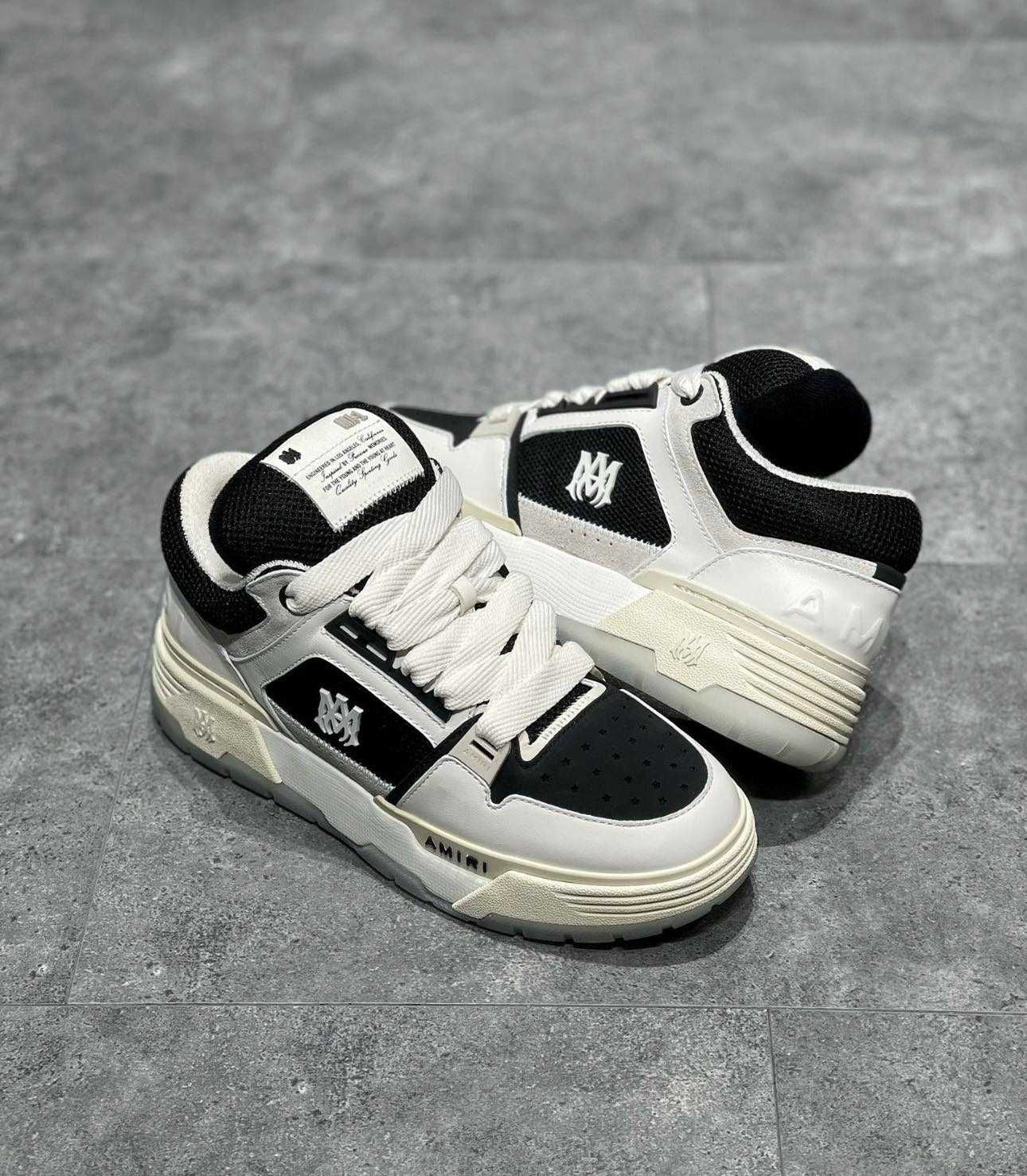 Adidasi AMIRI MA-1 Mesh Black&White