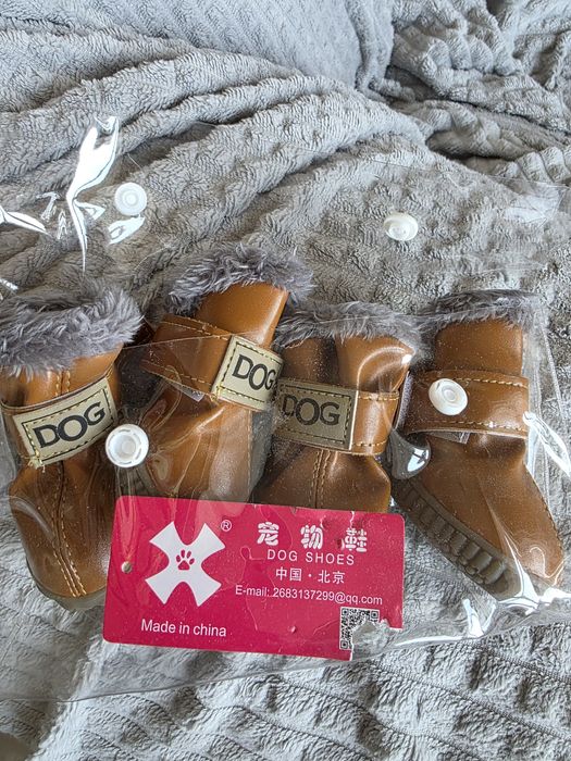 Зимние ботинки для собак Dog р.5