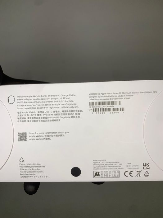 Apple Watch Series 10 • Fullbox