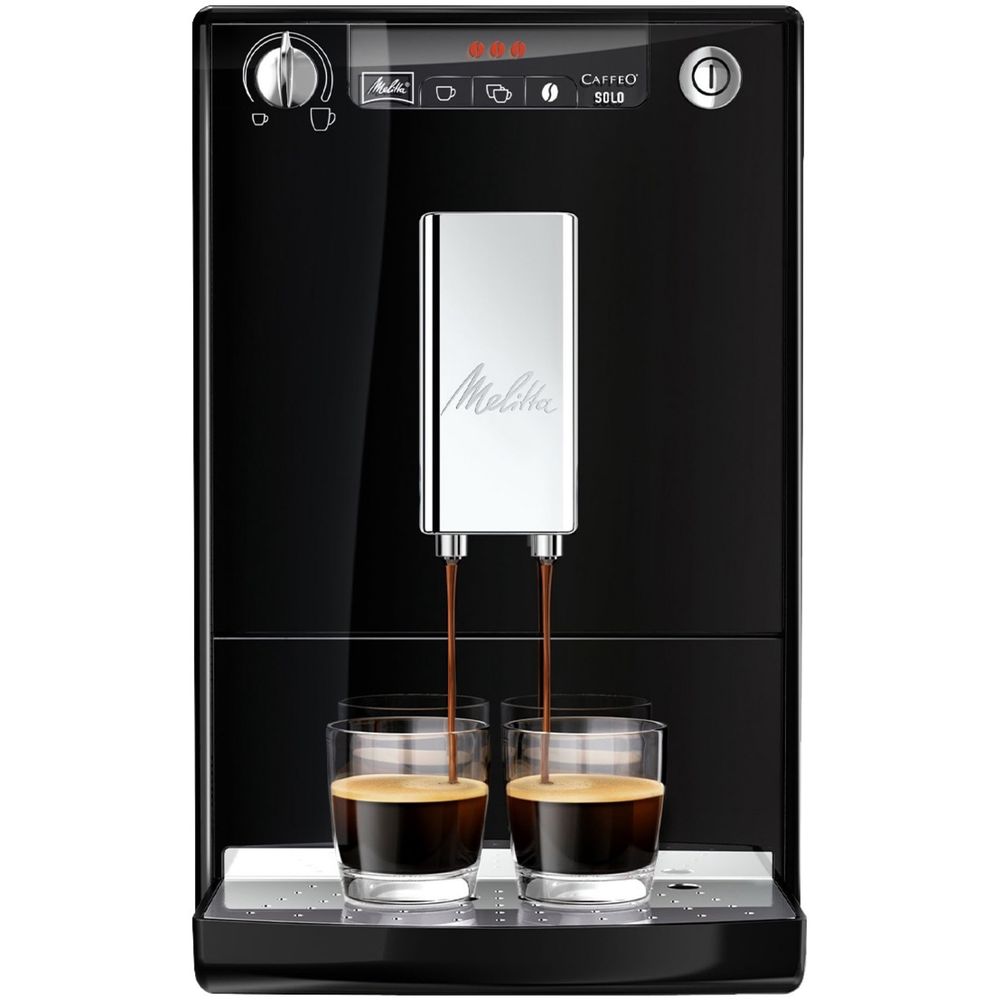 Кафемашина на зърна Melitta® Solo, 15 bar, 1.2 л, Черен
