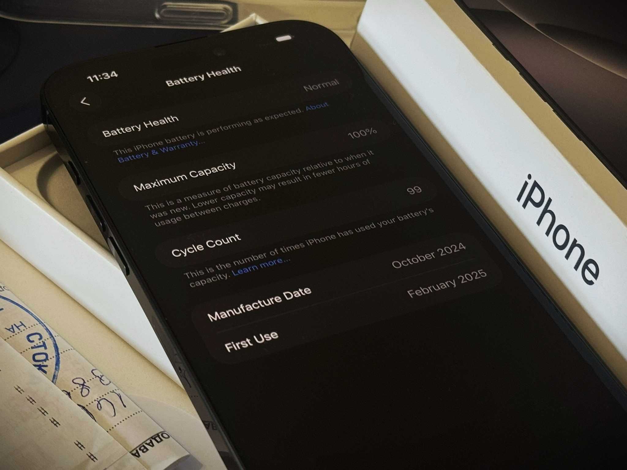 Бартер!Гаранция до 2027г. iPhone 16 Pro Max Black (Черен) 100% Бат.