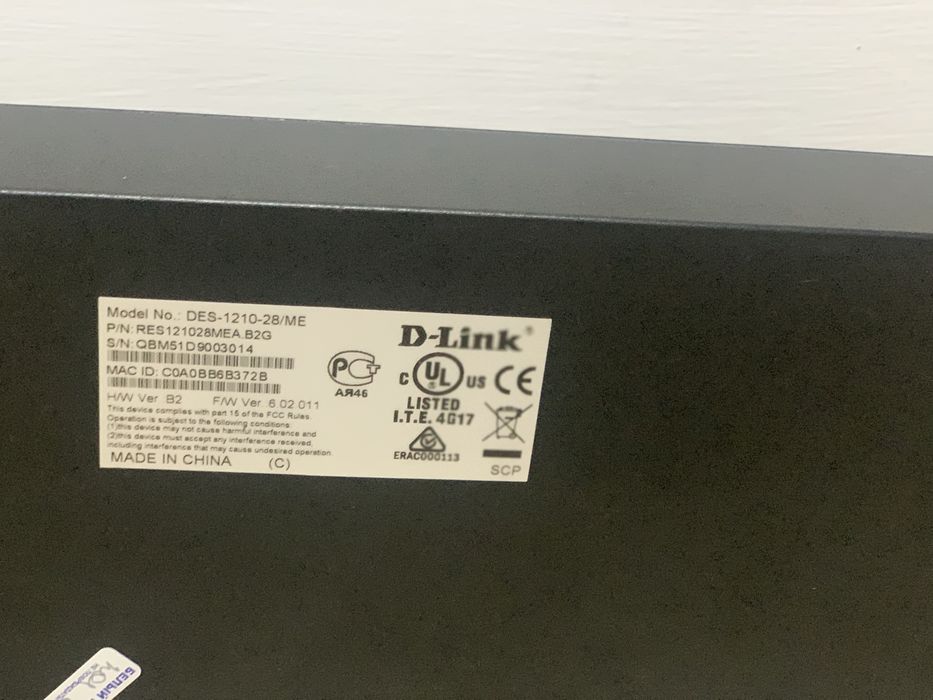 Коммутатор D-Link DES-1210-28/ME | 28 портов | Управляемый Switch