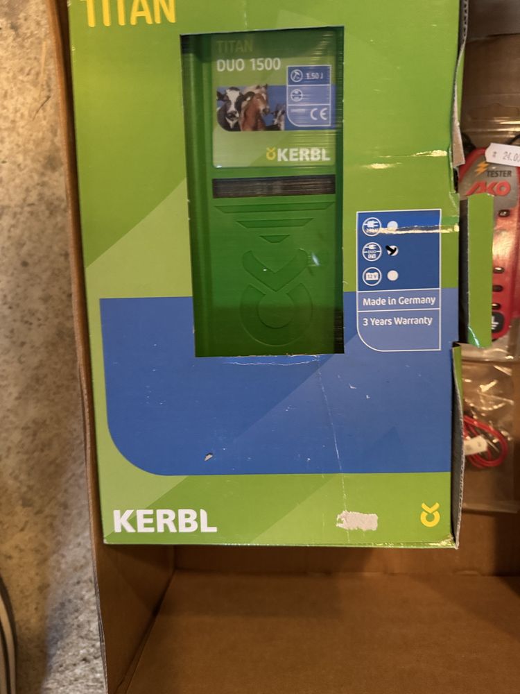 Продавам електропастир DUO 1500 KERBL TITAN 12V/220V