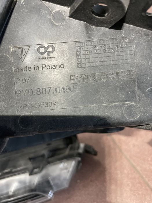 Proiector daylight DRL ( lumina de zi LED) stanga Porche Cayenne 9Y