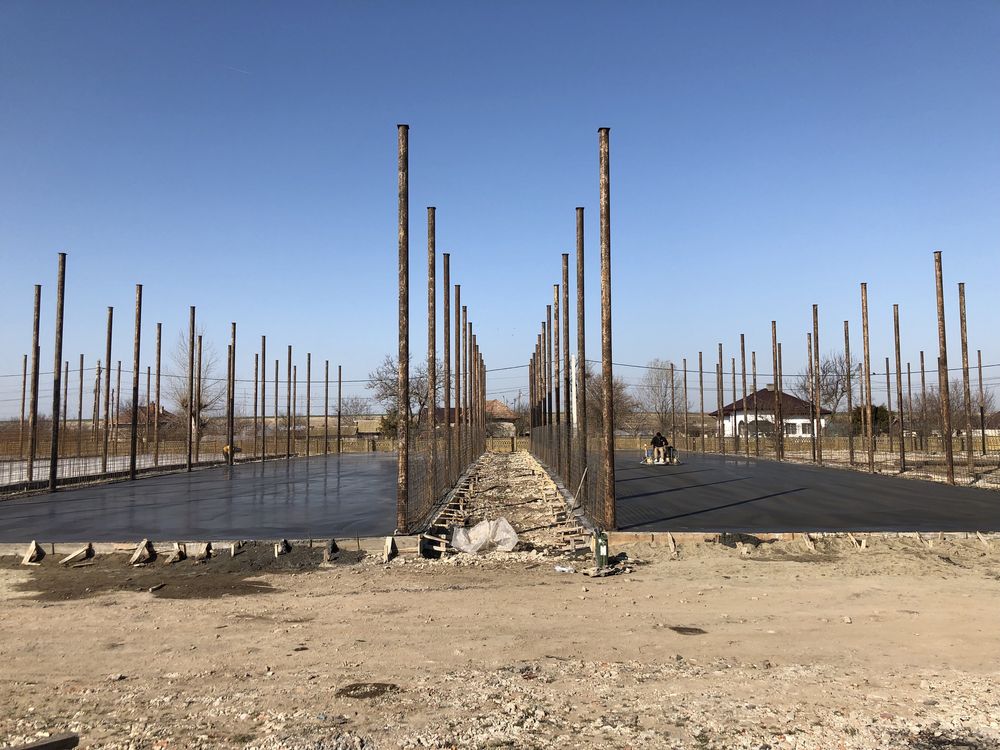 Beton finisat si elicopterizat mecanic