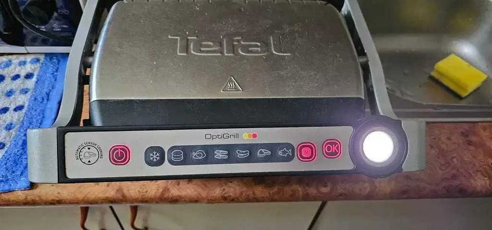 Gratar electric Tefal Optigrill  GC716D12, 2000 W, 6 programe