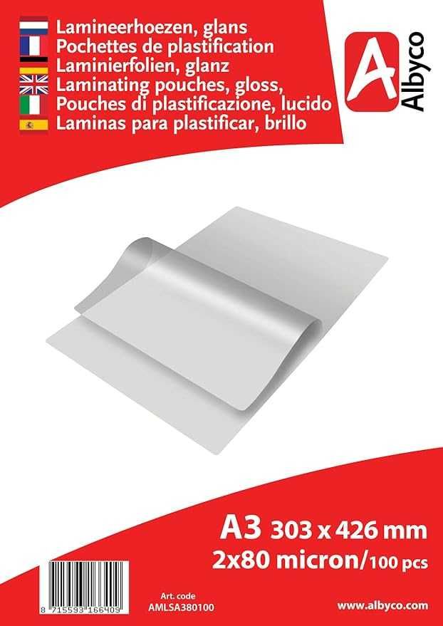 Coperta laminată Albyco A3 hard