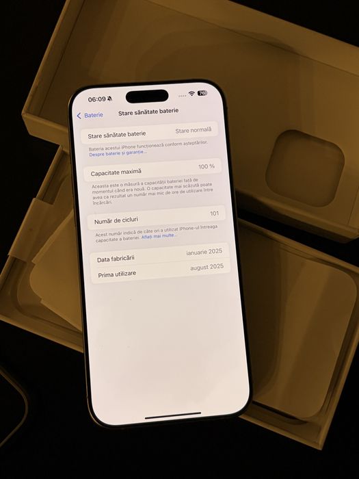 Iphone 16 Pro Max 256 Baterie 100%