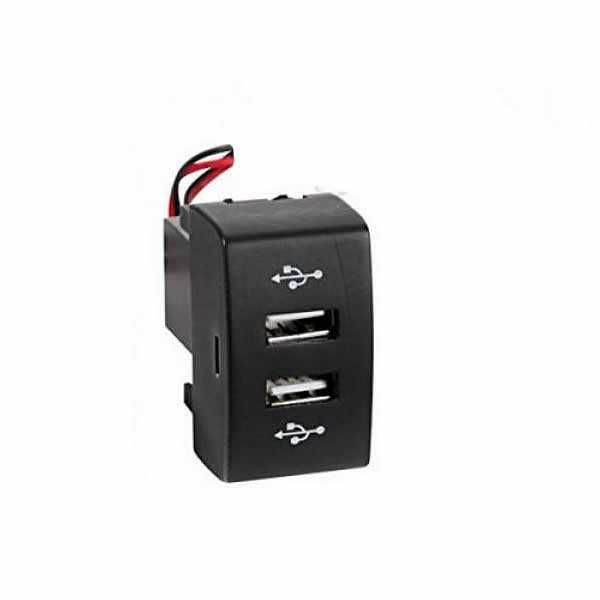 USB зарядно Automat, За два телефона,За MERCEDES ACTROS, MP3, 12V, 24V