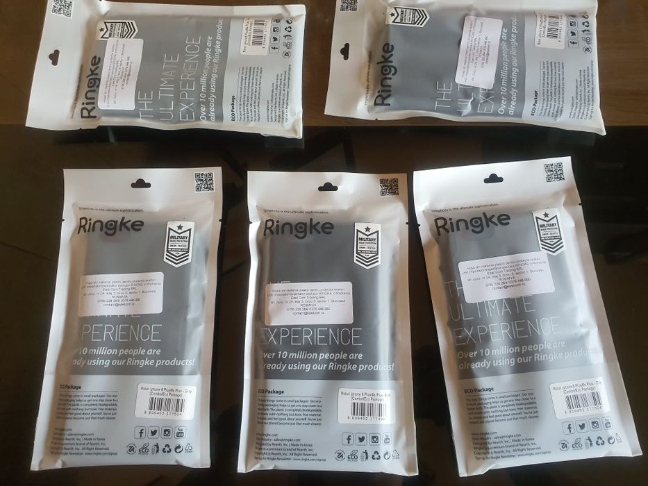 Husa Iphone 6Plus +Folie Ringke