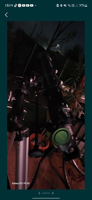 Vând telescop Skywatcher evostar 90/900mm pe montura eq2