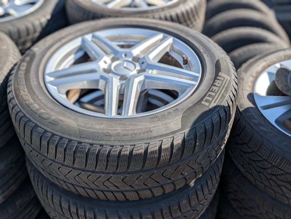 Roti Iarna 5x112R17 ET36 66.6 Anvelope 225/60 Mercedes E220  Br214