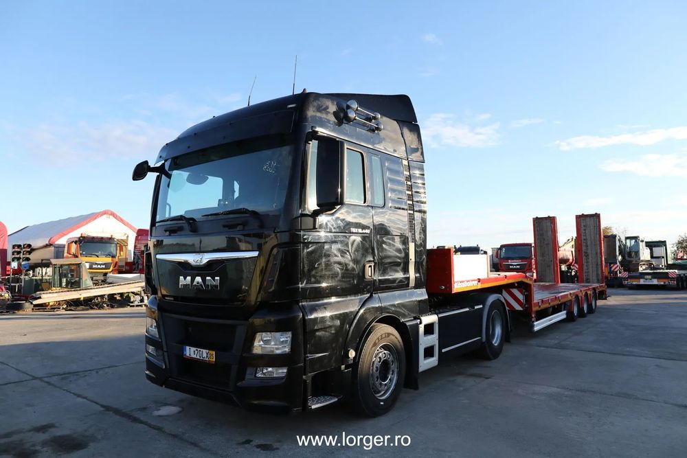 MAN TGX 18.440 4x2 BLS + Trailer Kässbohrer LB3 Lowbed Autotractor MAN TGX 18.440 4x2 BLS + Trailer Kässbohrer LB3 Lowbed