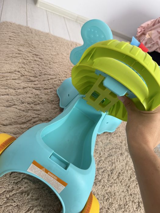 Masinuta fara pedale pentru copii, B Kids, elefant 3 in 1