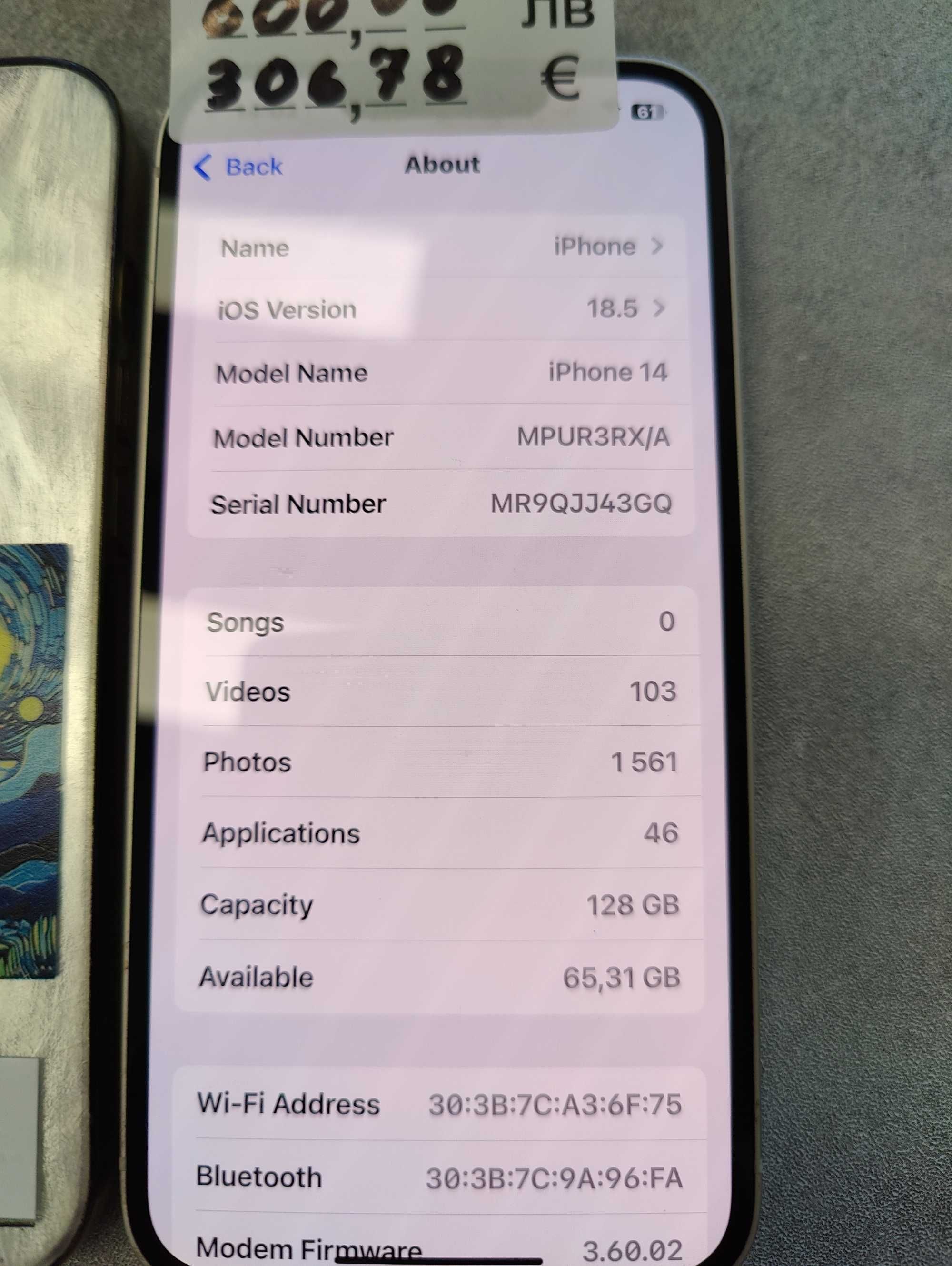 Apple Iphone 14 128Gb