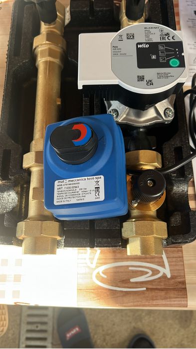 Grup de pompare cu pompa de recirculare wilo