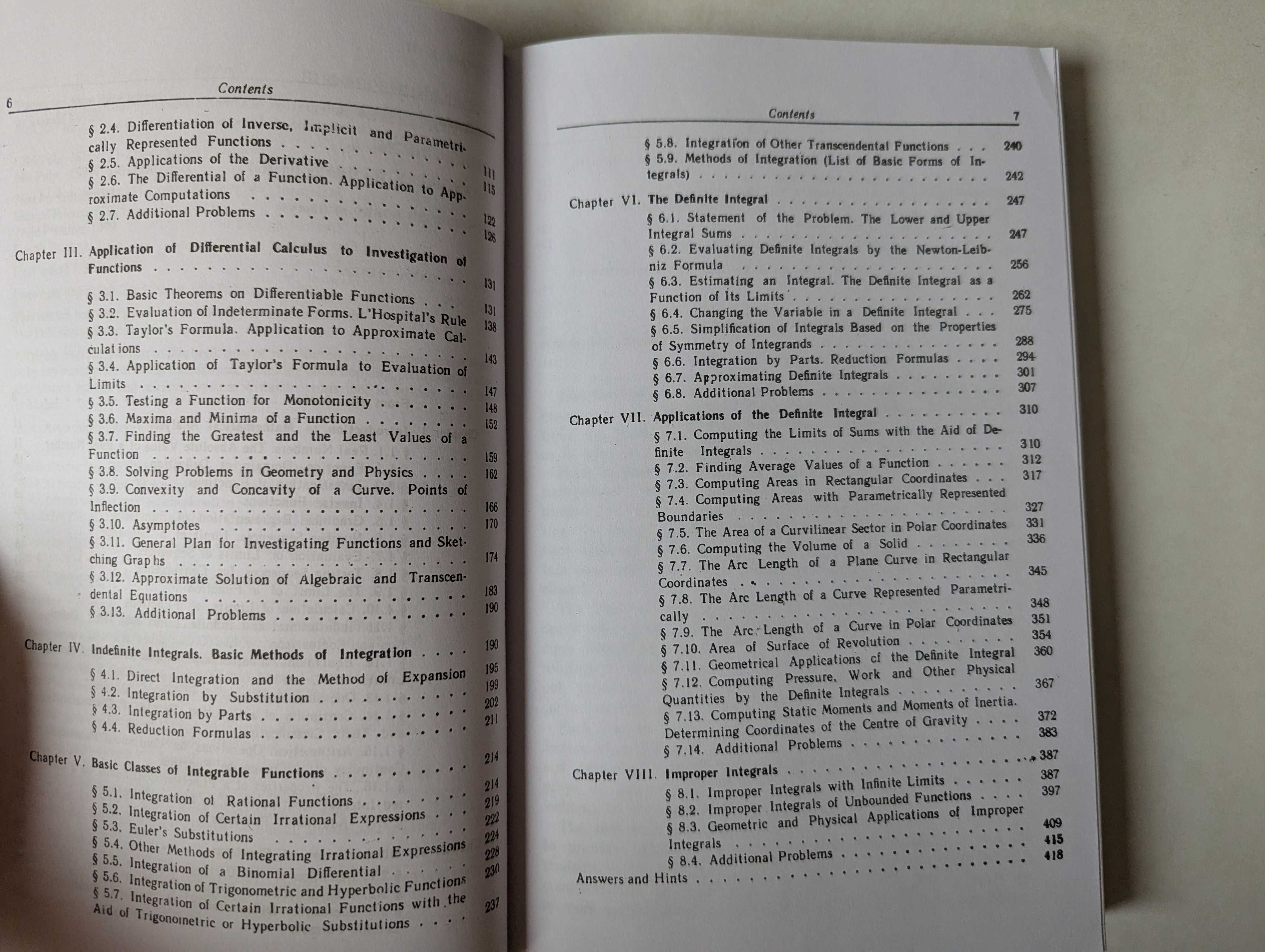 Problems in Calculus of One Variable - I.A. Maron