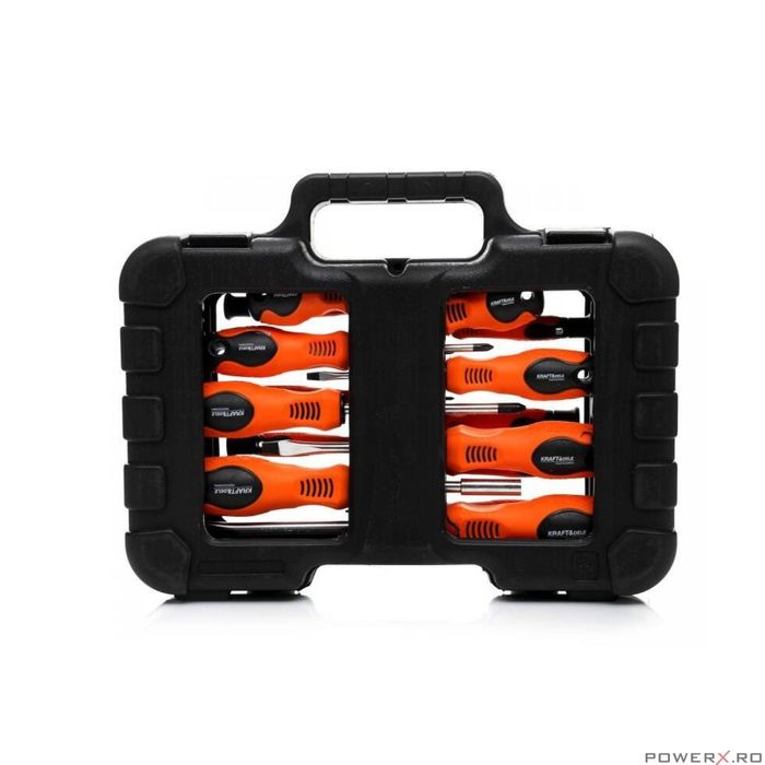 Set surubelnite pentru atelier, 58 piese, Kraft