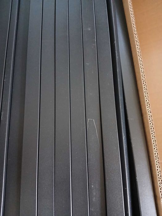 Cadru metalic pat Dreamzie 180 x 200 cm, inaltime 25 cm, negru