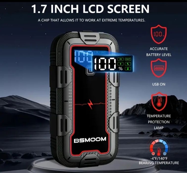 Мощен Jump Starter висок клас 26800mAh