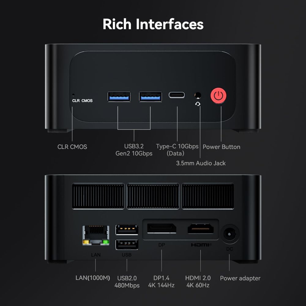 Trigkey Mini Pc i5 12450H 16/500gb Windows 11 Мини пк