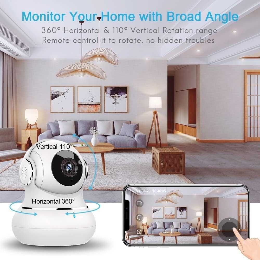 LItokam Wifi въртящи се камери- 2 бр. 2K