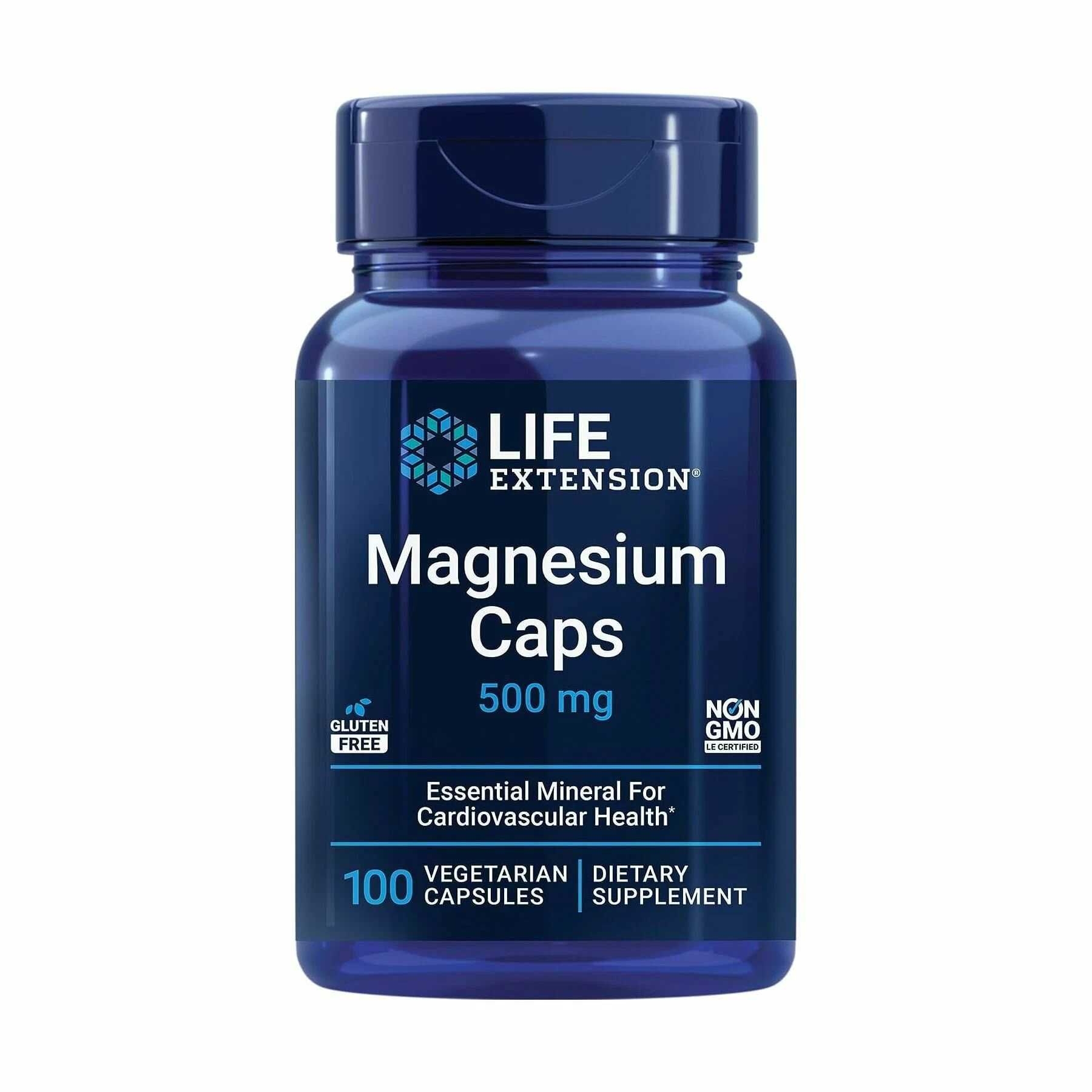 Life Extension, Magniy, Magnesium, Магний, 500 мг, 100 капсул