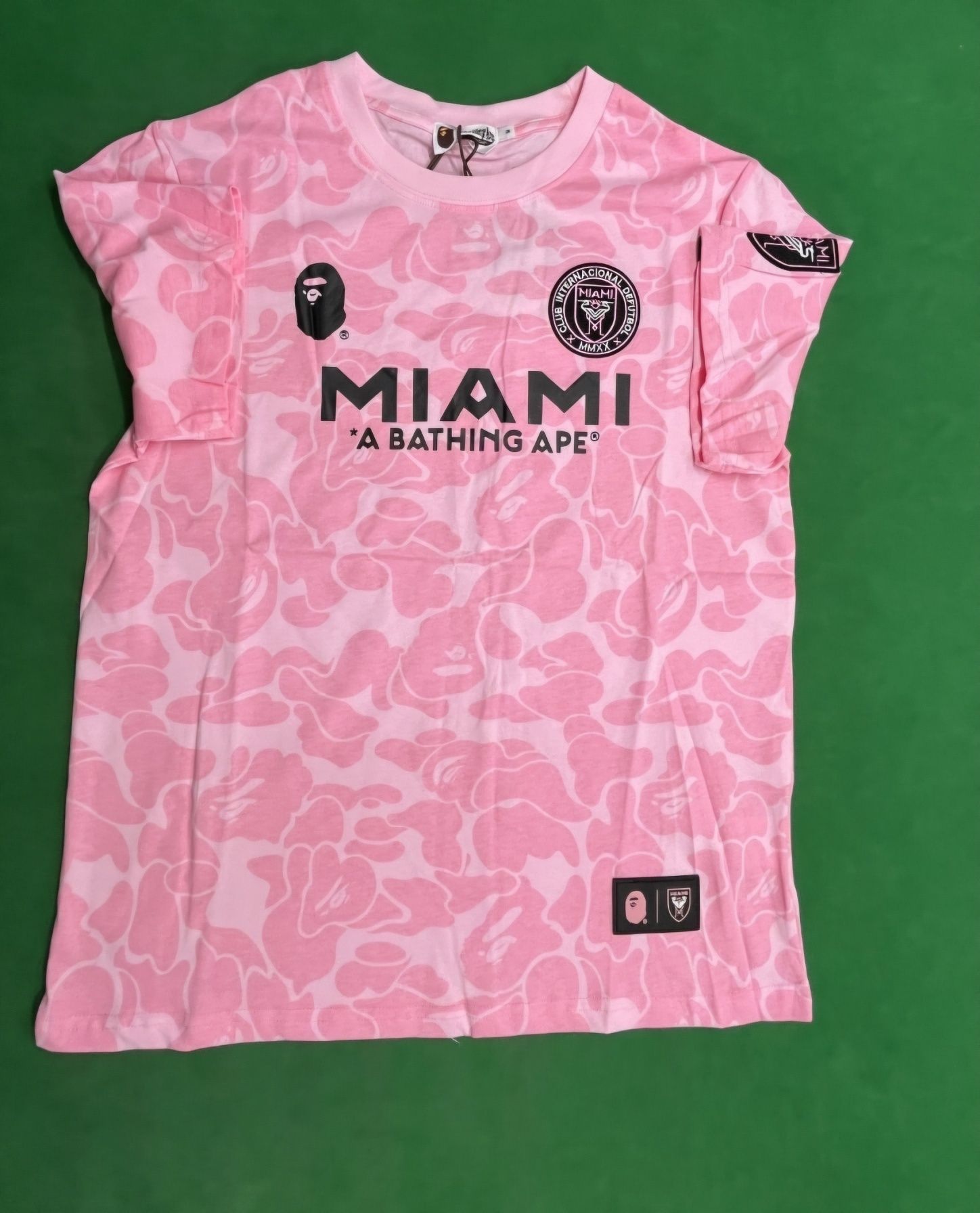 BAPE X Inter Miami CF camo pink