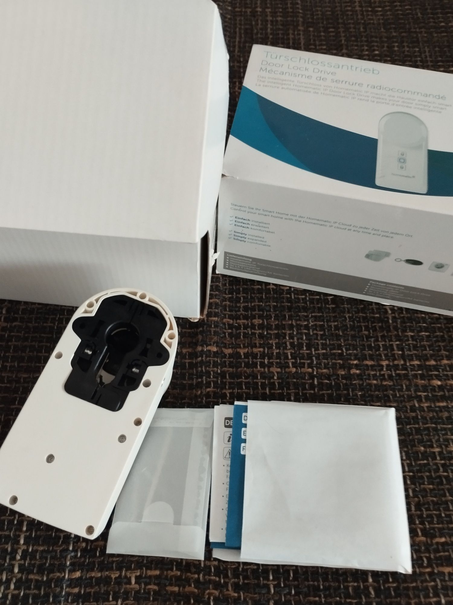 Homematic IP HmIP-DLD Blocare uși Drive Wireless Smart Home, alb