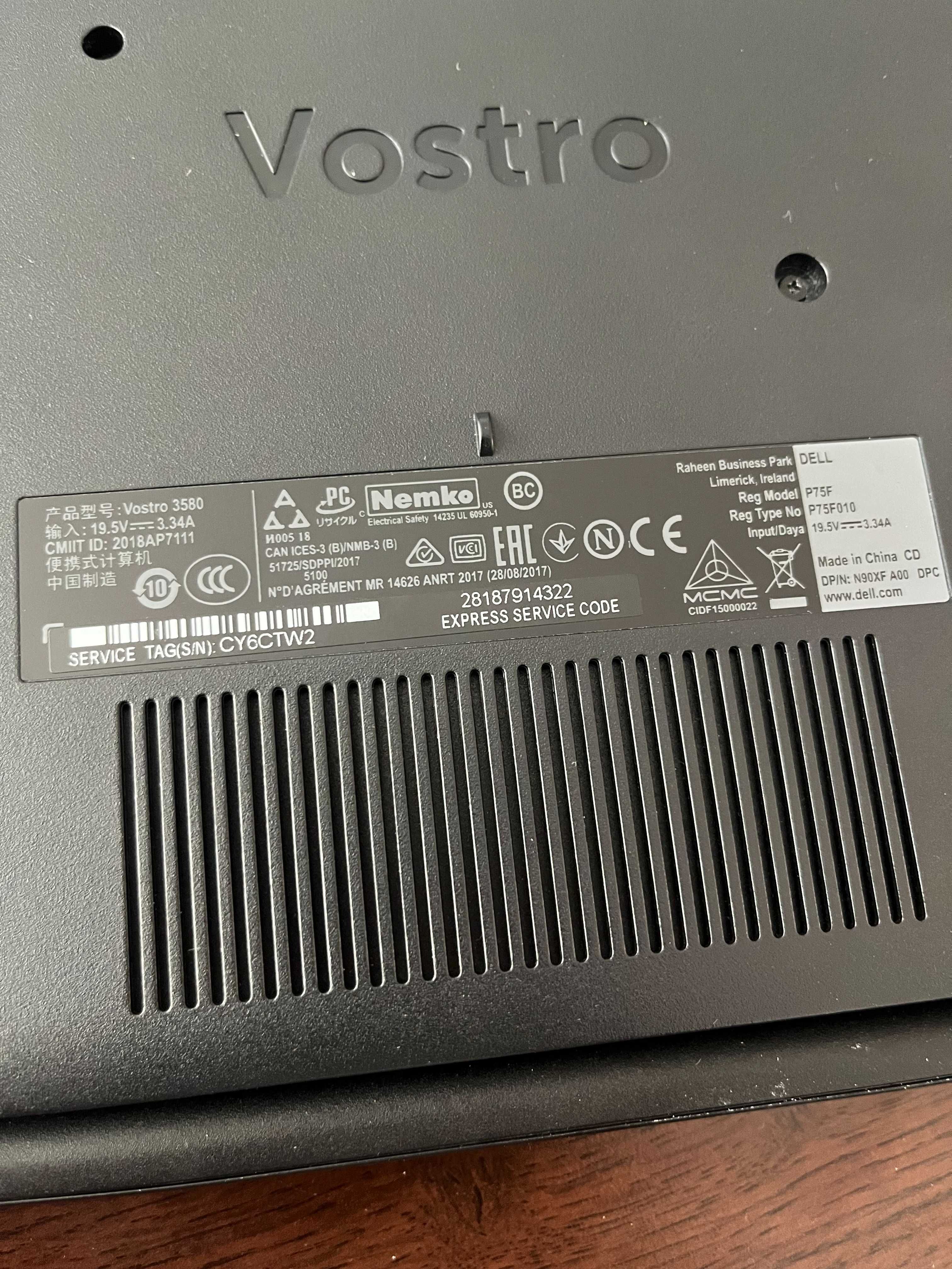 Dell Vostro 3580