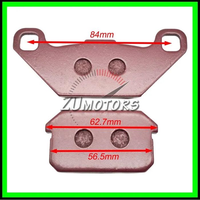 Set Placute Frana atv LINHAI 250 260 275 300 Fata Spate Parcare - 4 Etriere