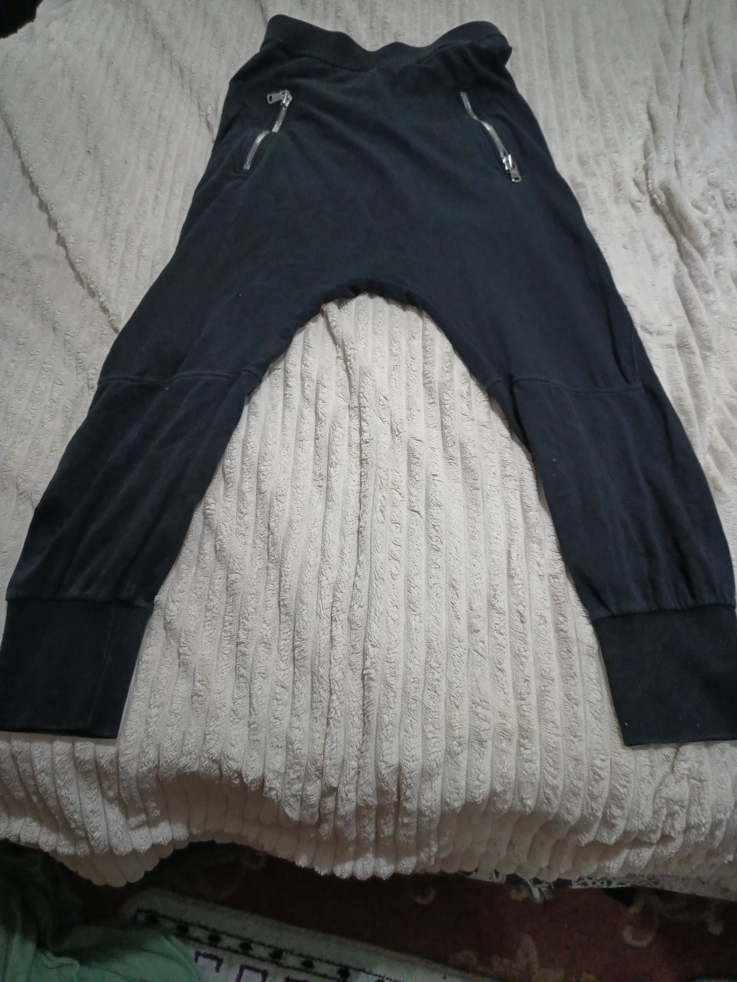 Pantaloni vagabond cu tur subțiri de vara m