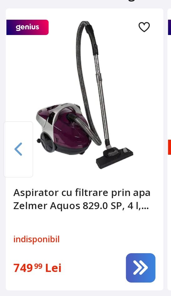 Aspirator Zelmer Aquos