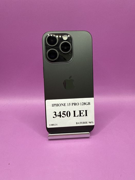 Iphone 15 Pro 128gb baterie 96 •Matei Amanet Crangasi•11881