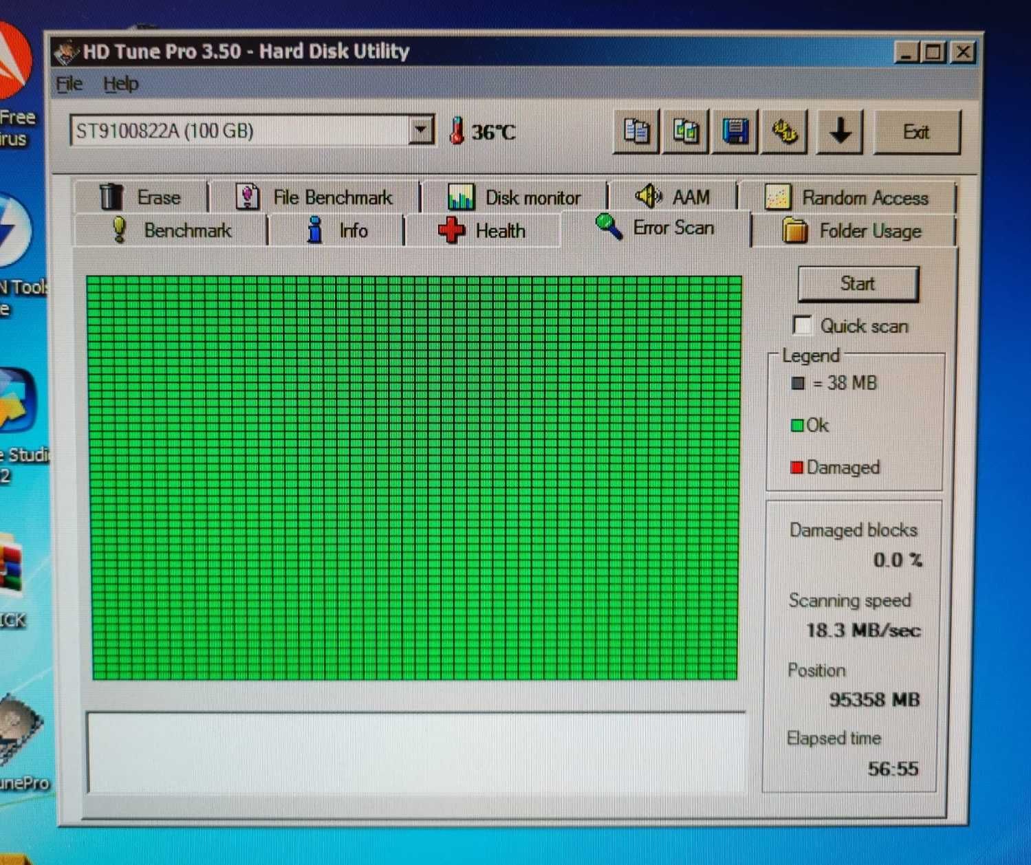 Hdd ATA IDE Laptop 100gb, perfect functional, Hard disk CALCULATOR