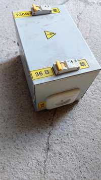 Ящик с понижающим трансформатором. 230/36.