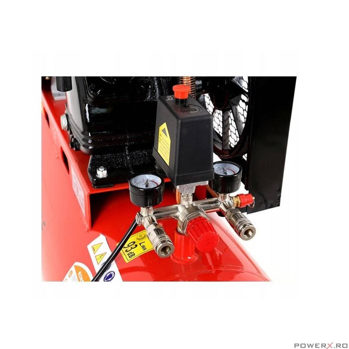 Compresor 100 litri, 2 pistoane pe ulei, 220V, 480 l/min, motor