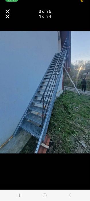 Scară zincata galvanizata la comandă oriunde în tara oferim și montaj