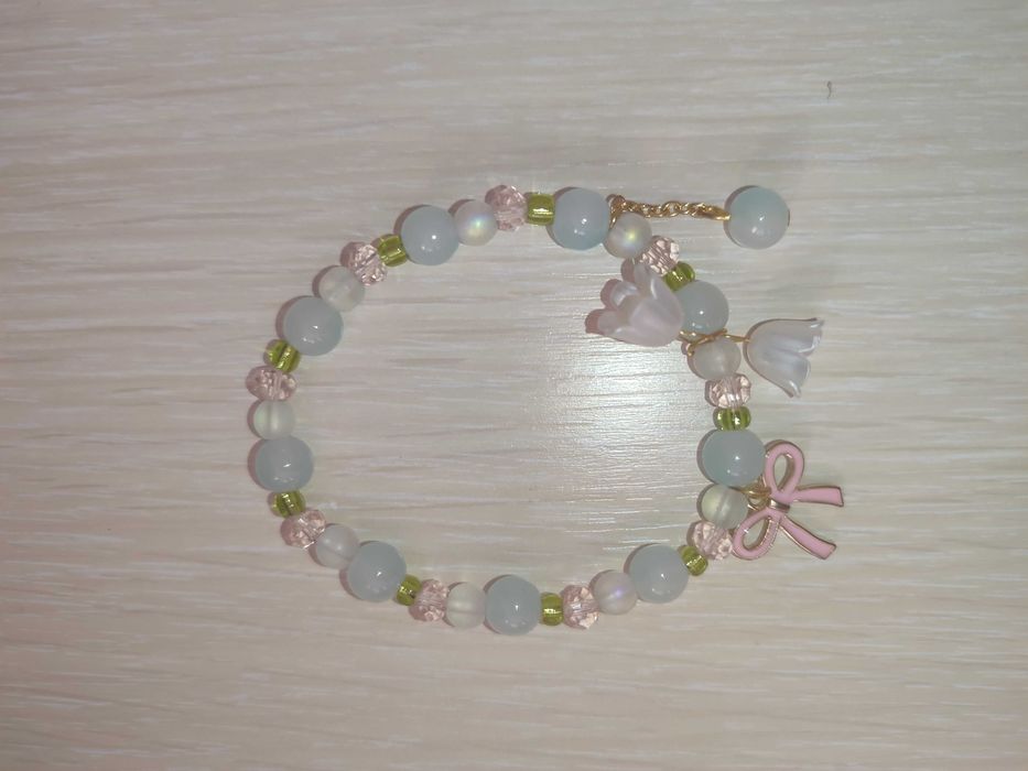 Гривни за момичета в цветовете /лилаво,розово,синьо и зелено/