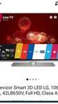 Tv Lg lb650v defect