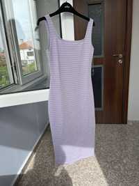 Лилава рокля S размер