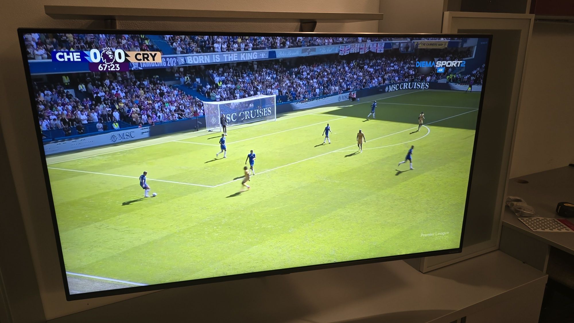 Телевизор LG, 49″  SM8200PLA, 4K Ultra HD + въртяща се стойка са стена